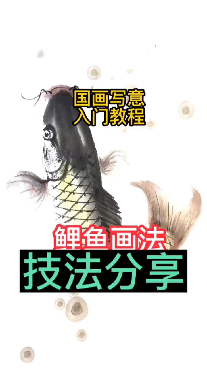 画好鲤鱼的几个要点