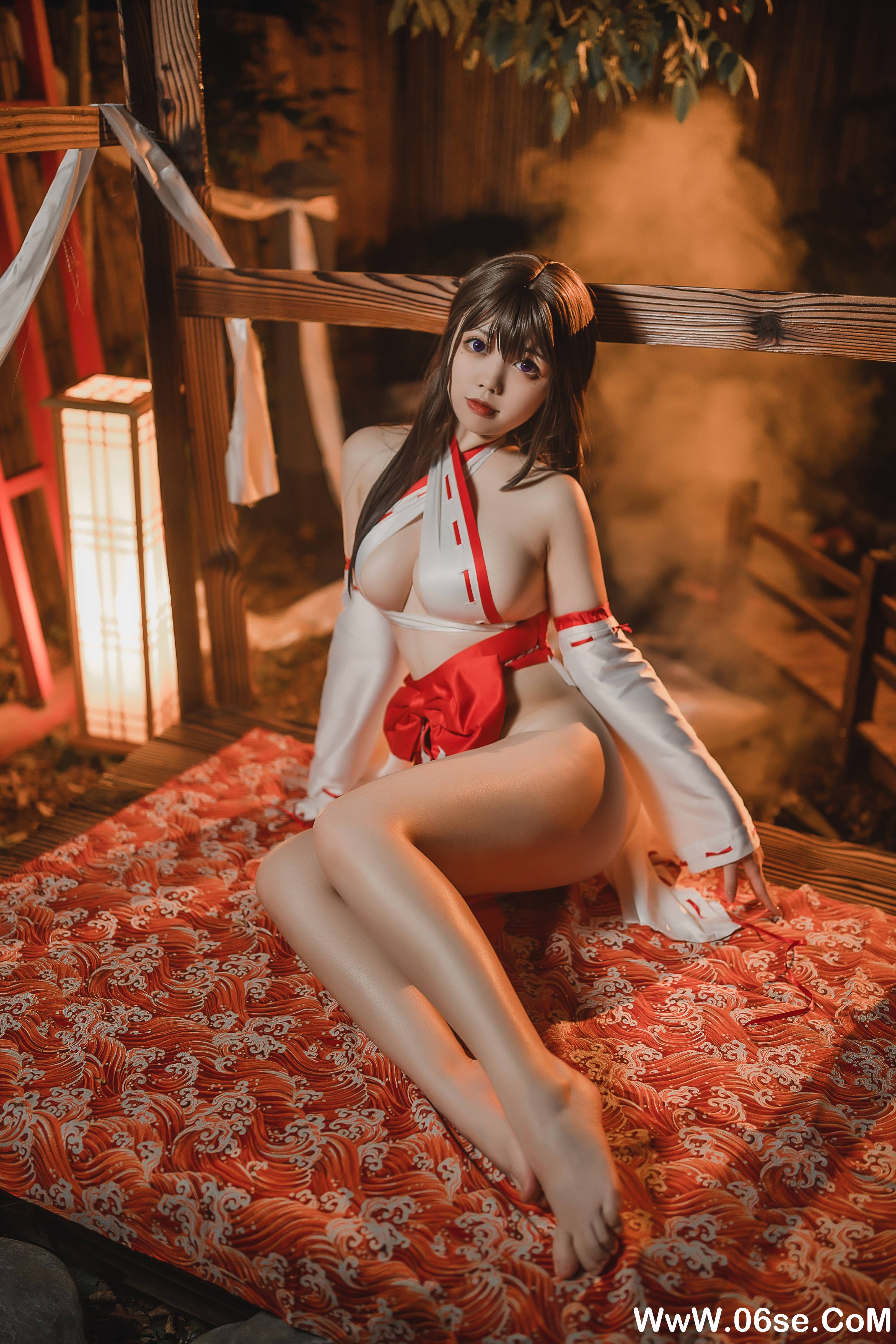 啊日日_Ganlory NO.007 – 绳与巫女 [35P342M]-六色网
