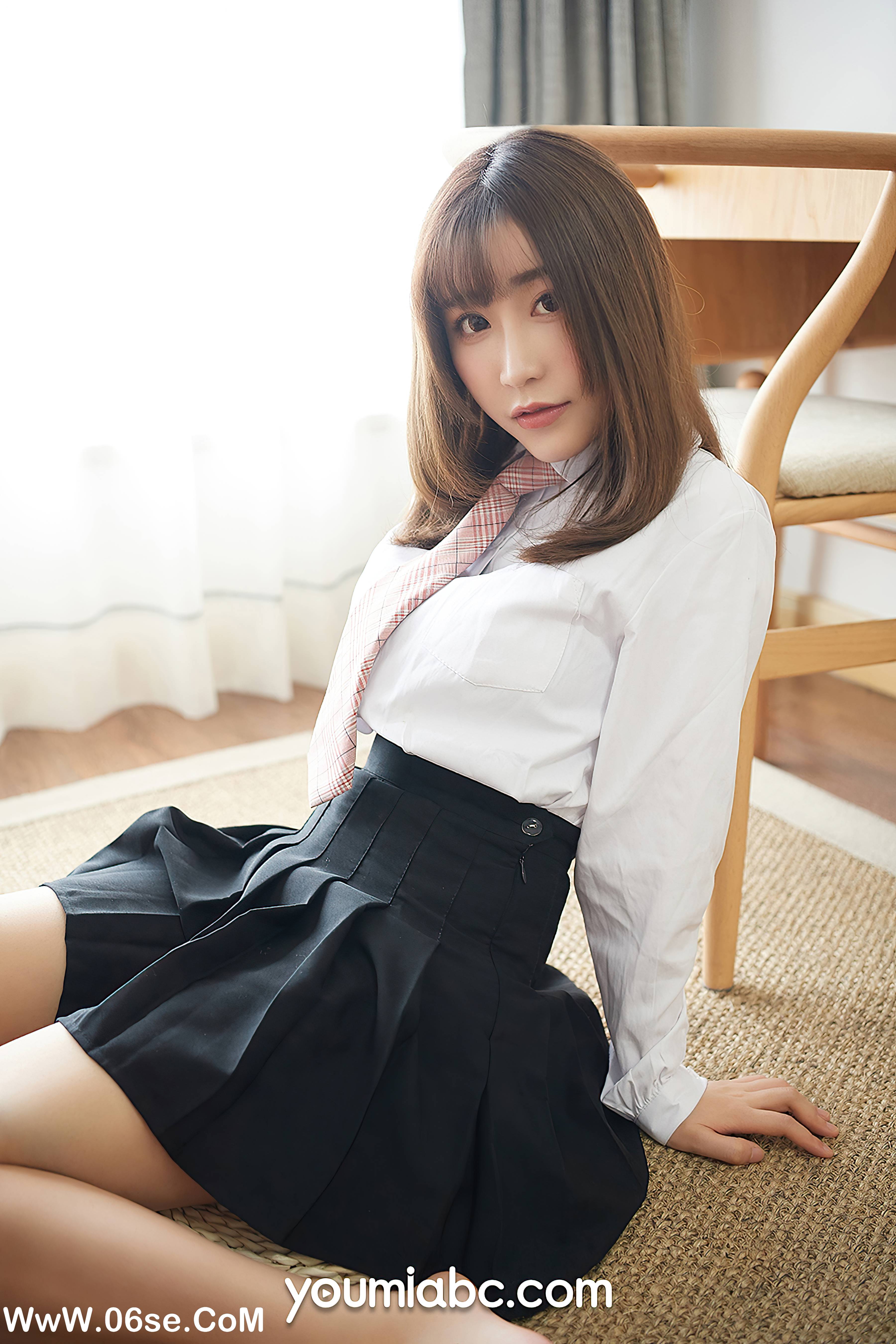 图片[5]-[YouMei尤美] 2020.05.03 学生妹の制服诱惑 绯月樱-Cherry[49+1P787M]-六色网