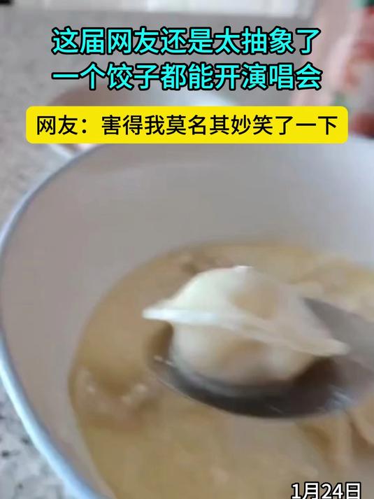 这届网友还是太抽象了,一个饺子都能开演唱会