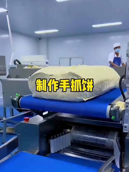 原来手抓饼的原材料是这样制作出来的