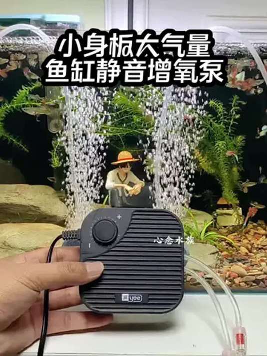 鱼缸增氧泵超静音 气量大 小身板也有大能量