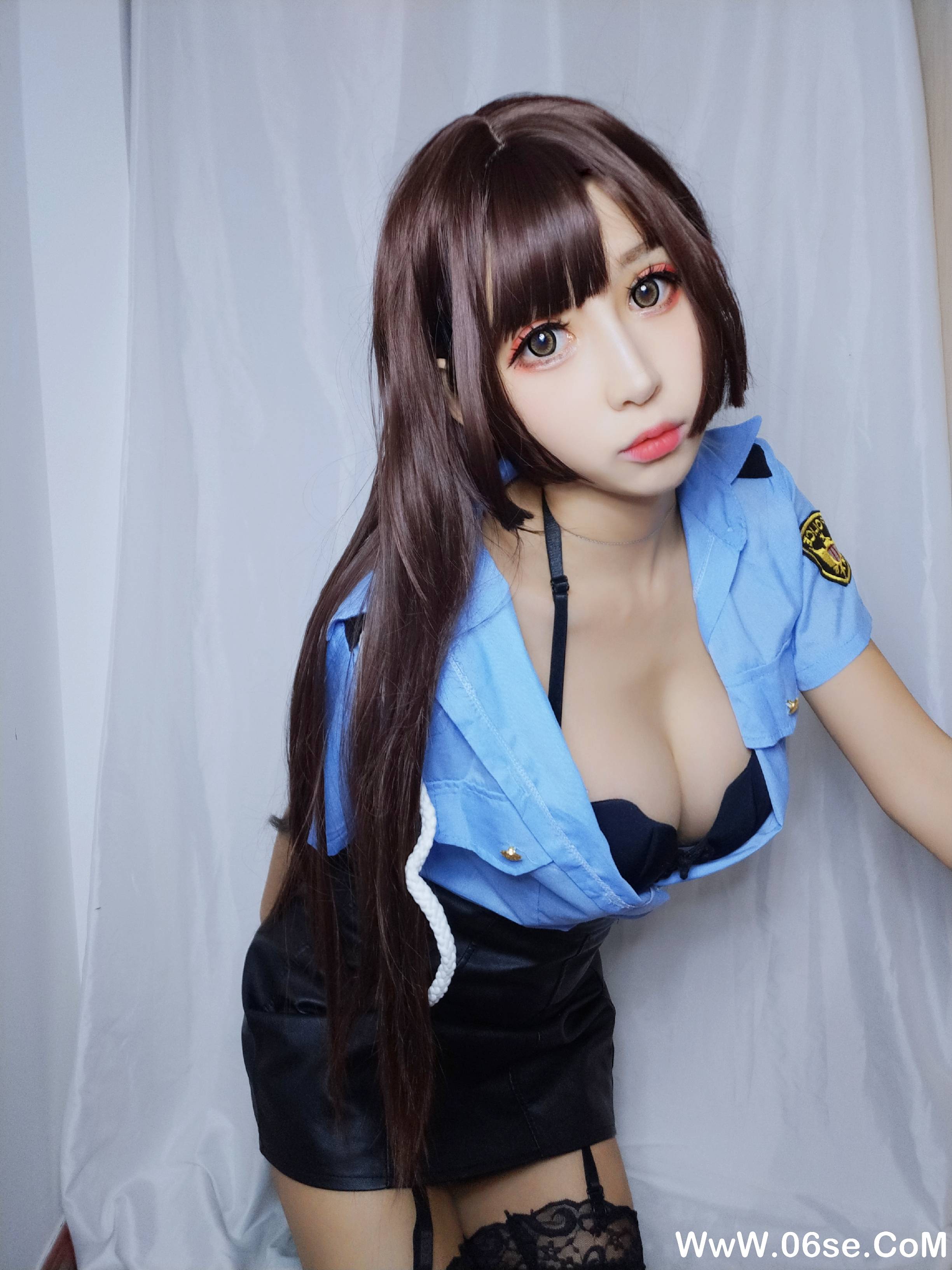图片[5]-黑米粥 NO.009 –  蓝色制服 [15P+1V112M]-六色网