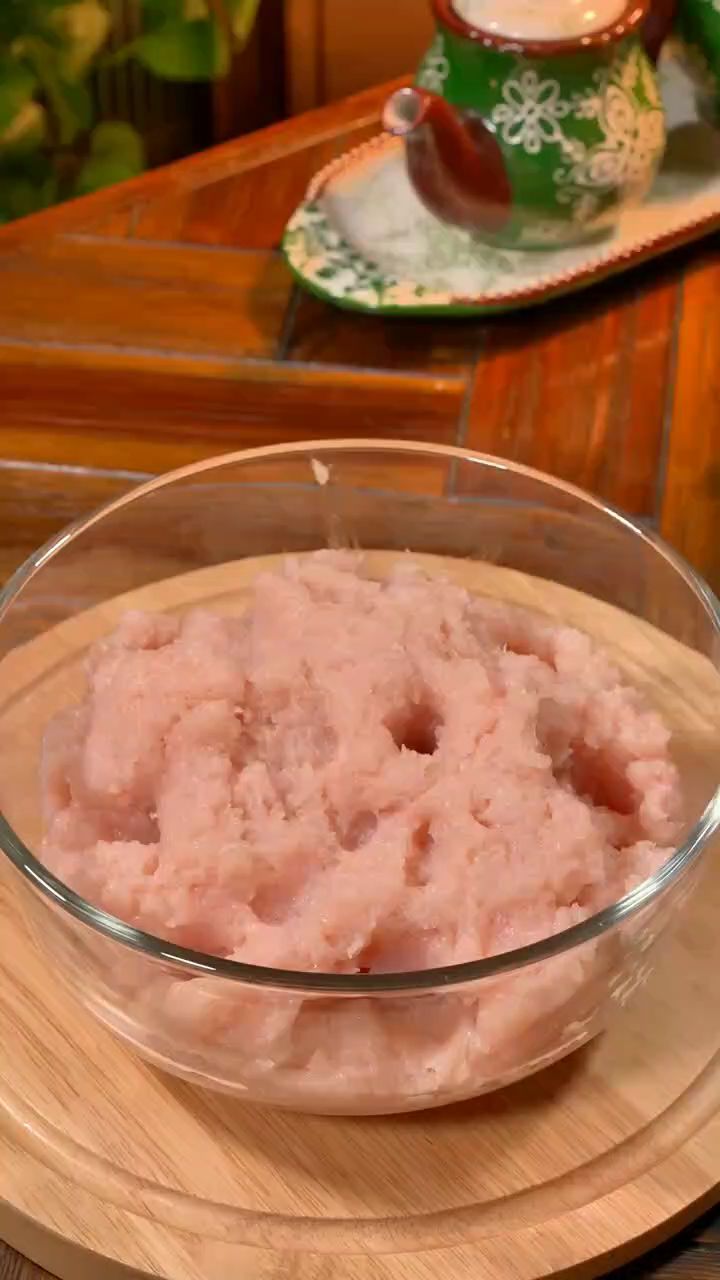 鸡胸肉不知道怎么做才好吃,可以试试这个 照烧鸡肉丸