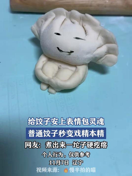 给饺子安上表情包灵魂，普通饺子秒变戏精本精