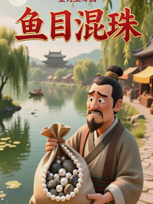 成语故事《鱼目混珠》意思是拿鱼眼睛冒充珍珠