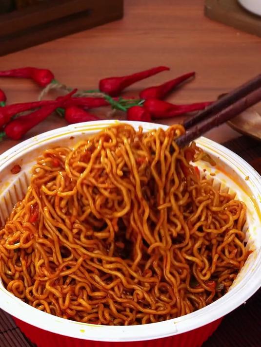 康师傅方便面 经典干拌面 红烧牛肉面110g*12盒