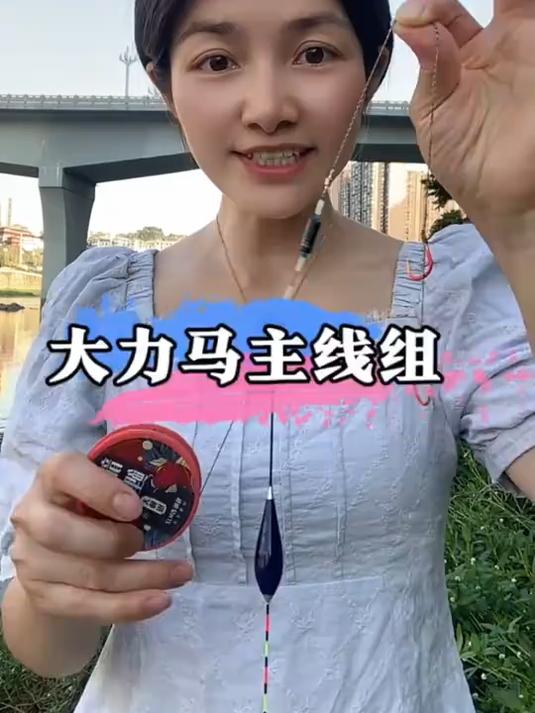 自带子线双钩的大力马成品线组，钓大鱼再也不怕切线跑鱼了