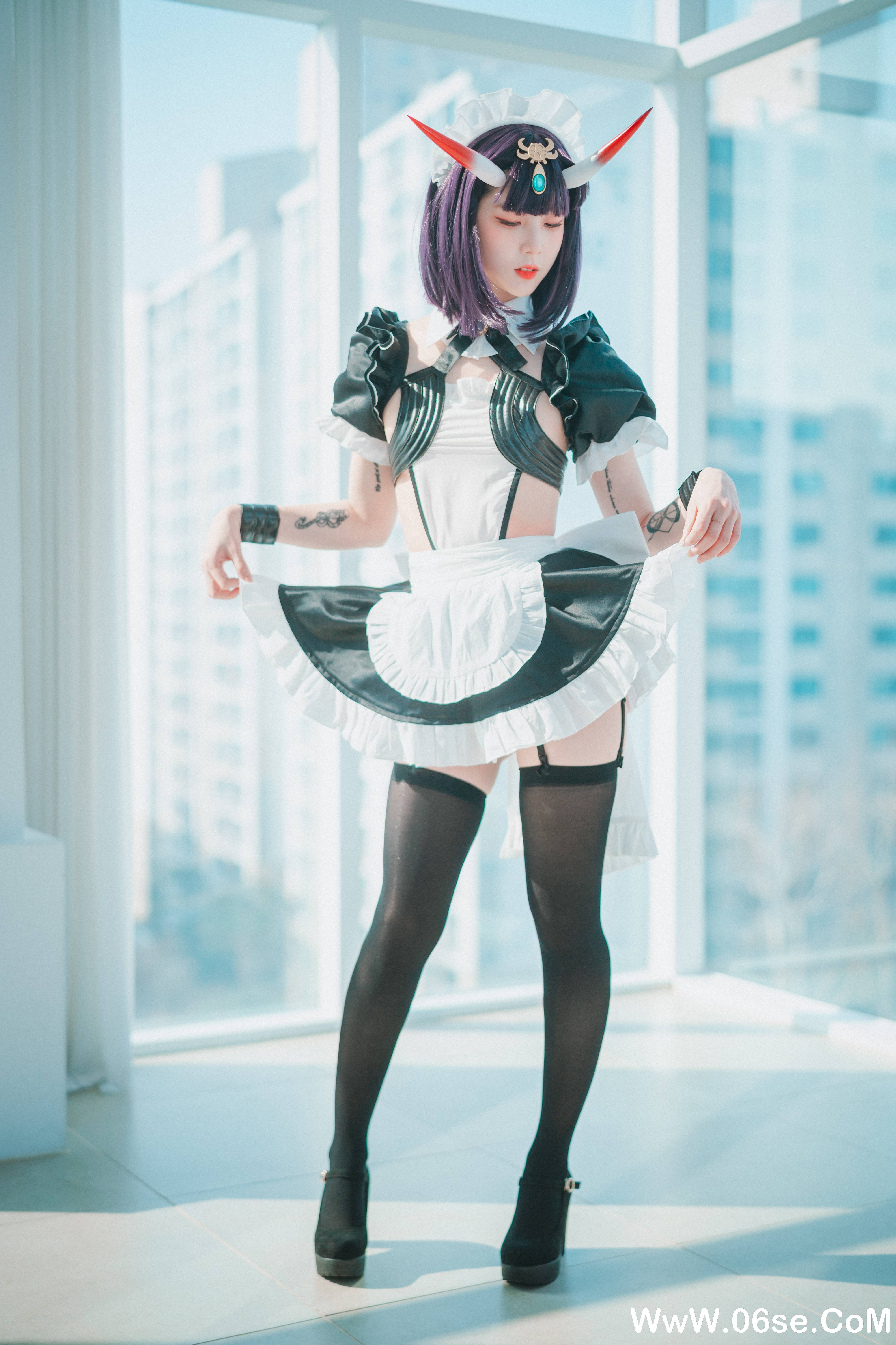 图片[4]-DJAWA – NO.104 Shuten Douji Maid [71P699M]-六色网