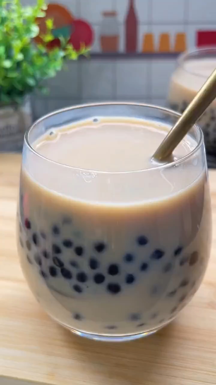 自己在家都可以做的珍珠奶茶