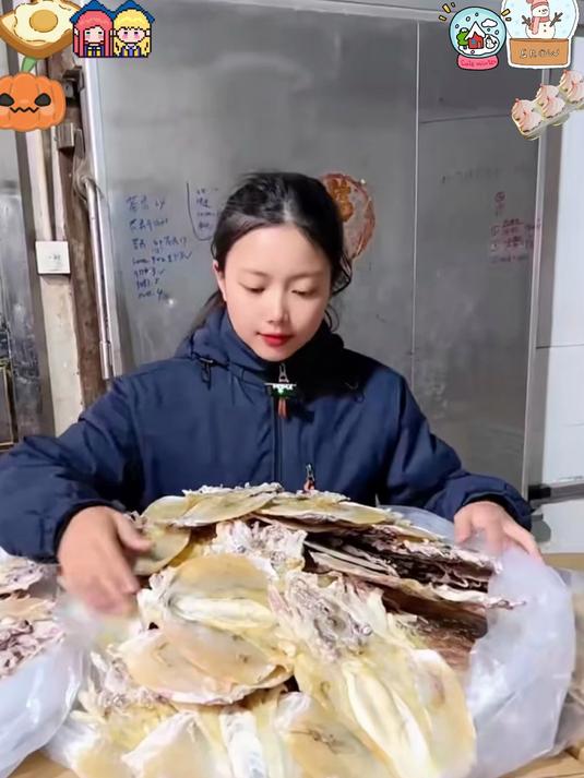 淡晒墨鱼干无添加,肉质 Q 弹,家常烹饪鲜掉眉毛