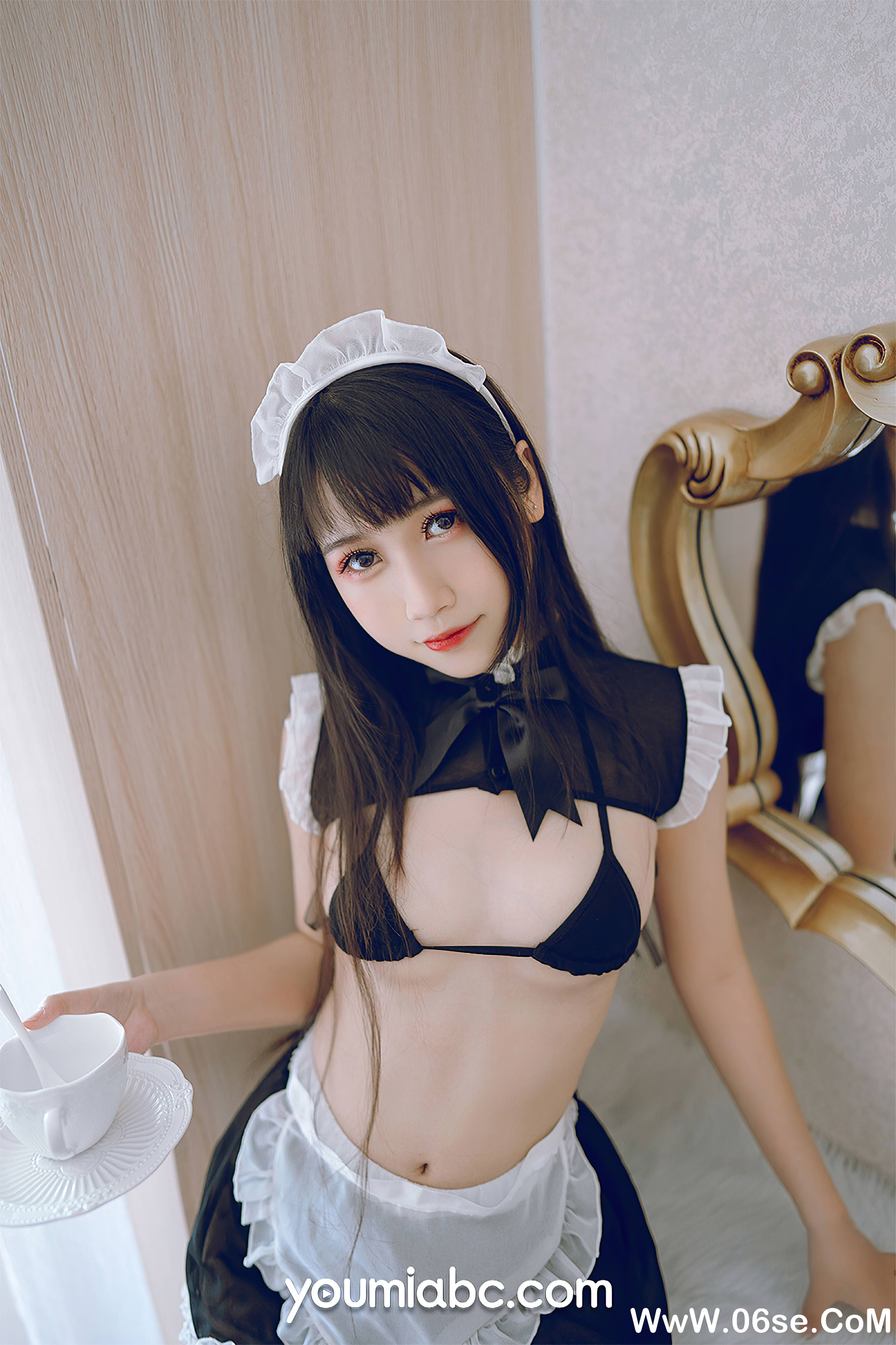 图片[8]-[YouMi尤蜜] 2021.03.31 呆猫女仆 呆猫[24+1P412M]-六色网