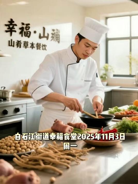 白石江街道临江社区幸福食堂2025年11月3日药膳养生菜单