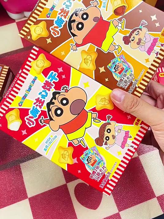 巧克力注心饼干注心饼干蜡笔小新