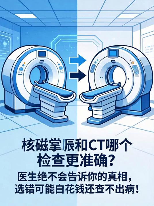 核磁共振和ct哪个检查更准确？医生绝不会告诉你的真相，选错可能白花钱还查不出病！