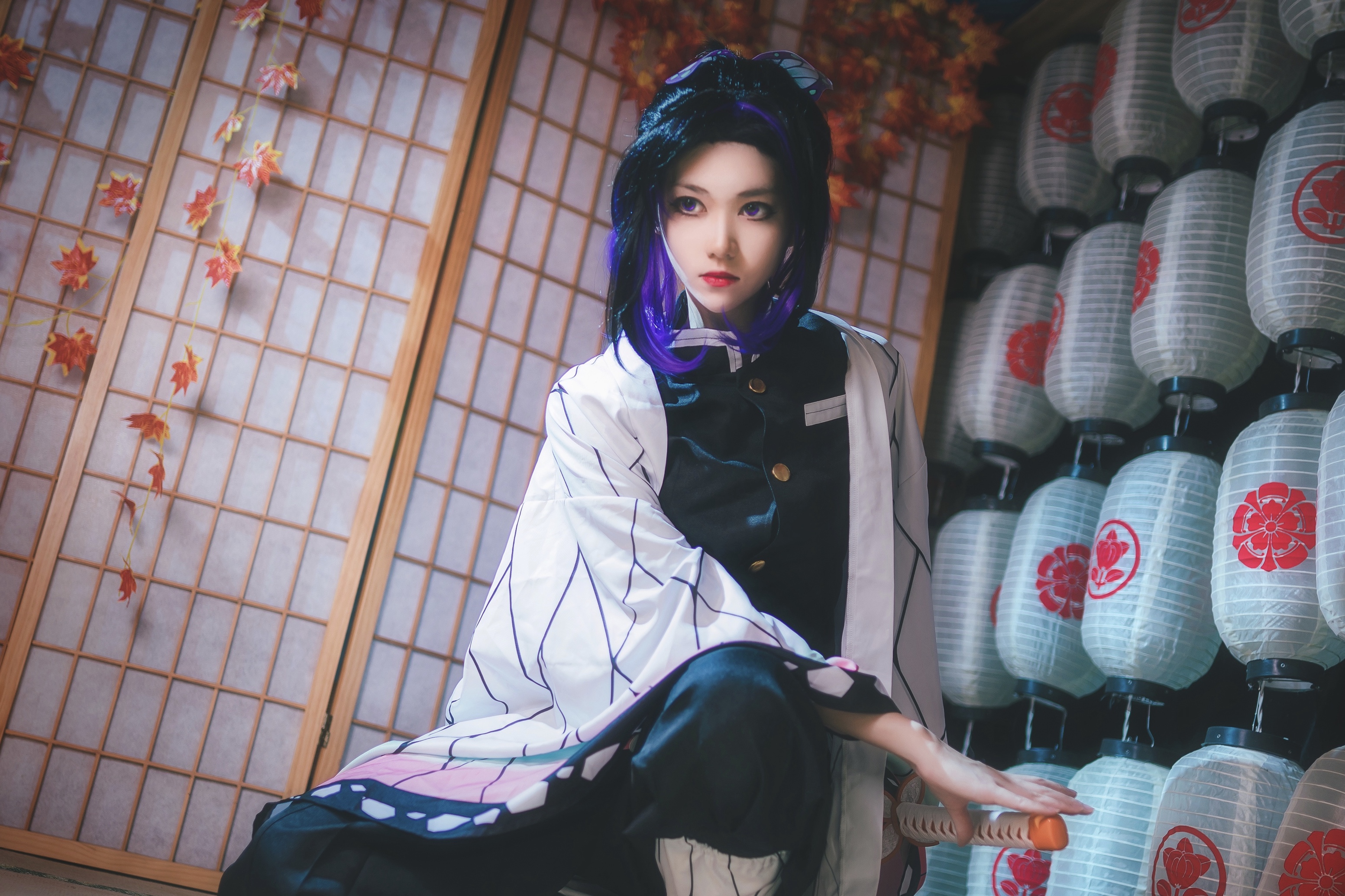图片[3]-南桃Momoko NO.017 – 蝴蝶忍队服[14P19M]-六色网