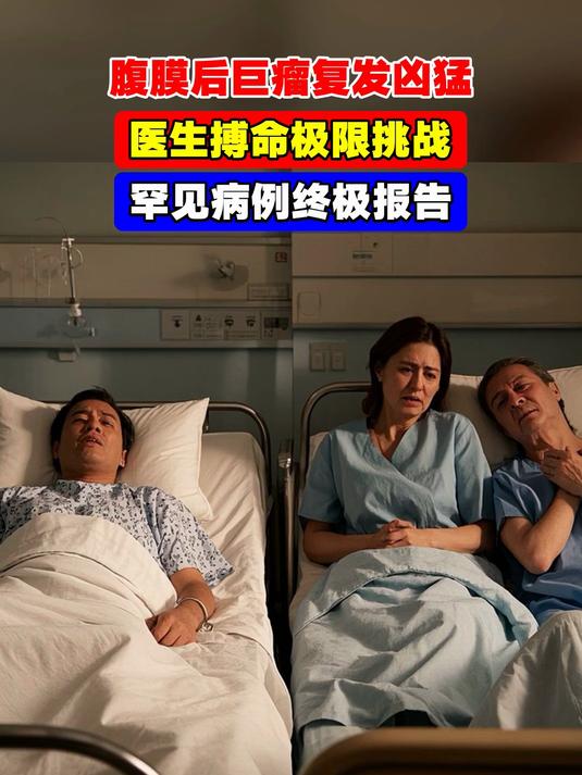 腹膜后巨瘤复发凶猛,医生搏命极限挑战,罕见病例终极报告