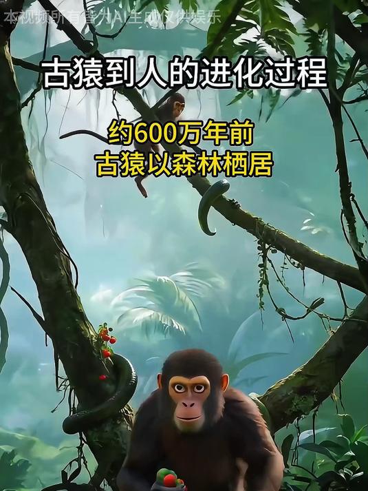 古猿到人的“进化”过程