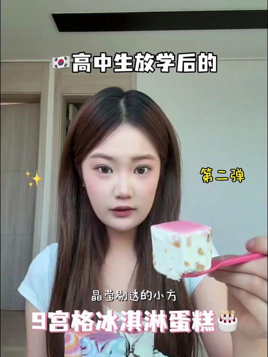 爆火的9宫格冰淇淋蛋糕测评