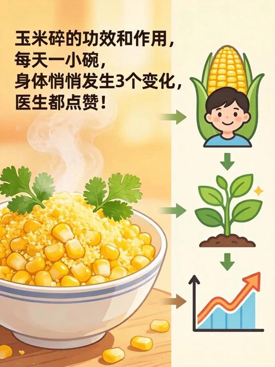 玉米碎的功效和作用，每天一小碗，身体悄悄发生3个变化，医生都点赞！