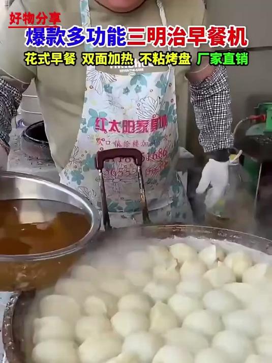 「德国品质」多功能早餐机,煎蛋烙饼,一机搞定,老婆夸我买的好