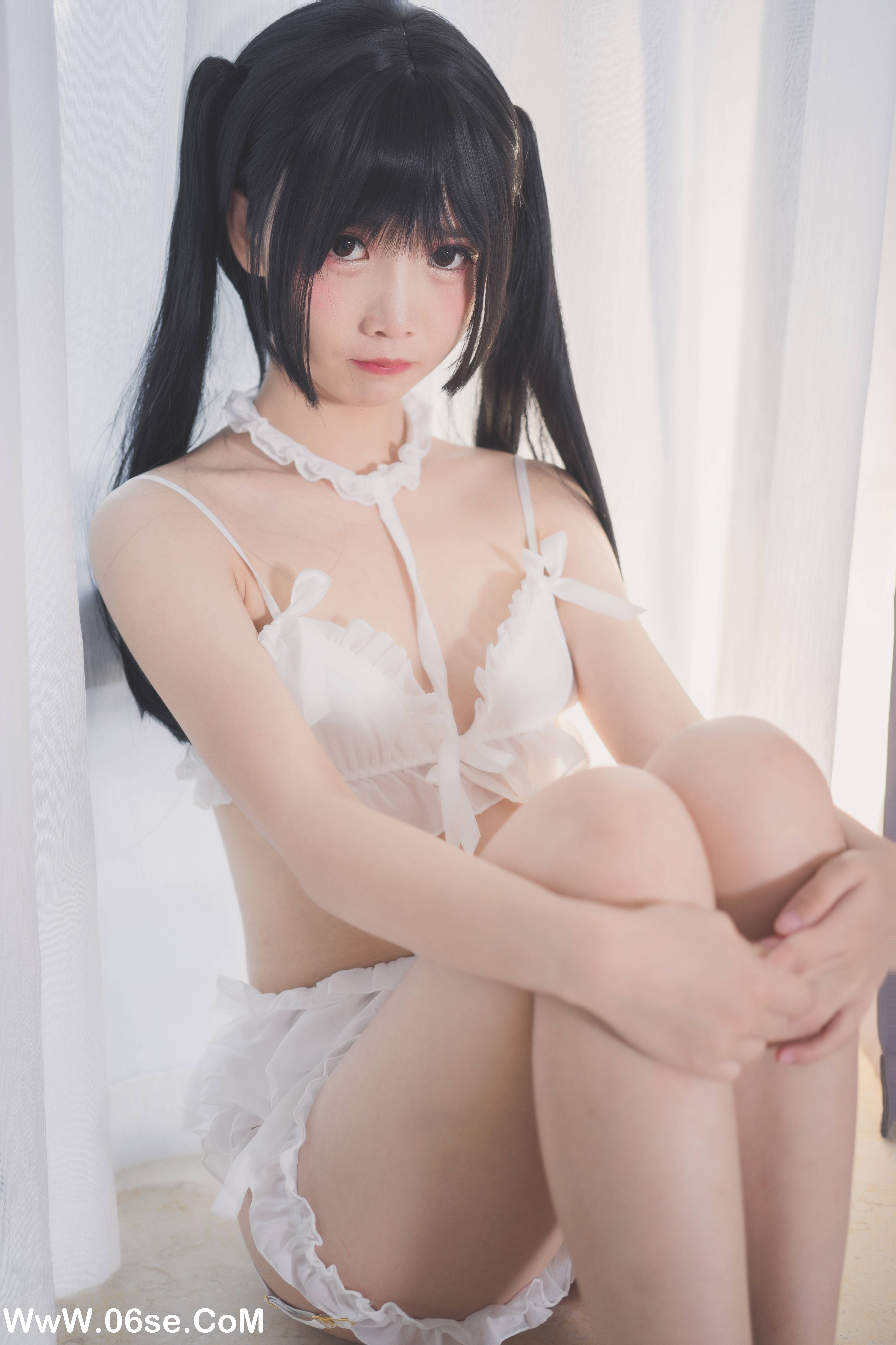 图片[6]-Coser面饼仙儿 NO.016 – 脑内少女 白内衣[17P171M]-六色网
