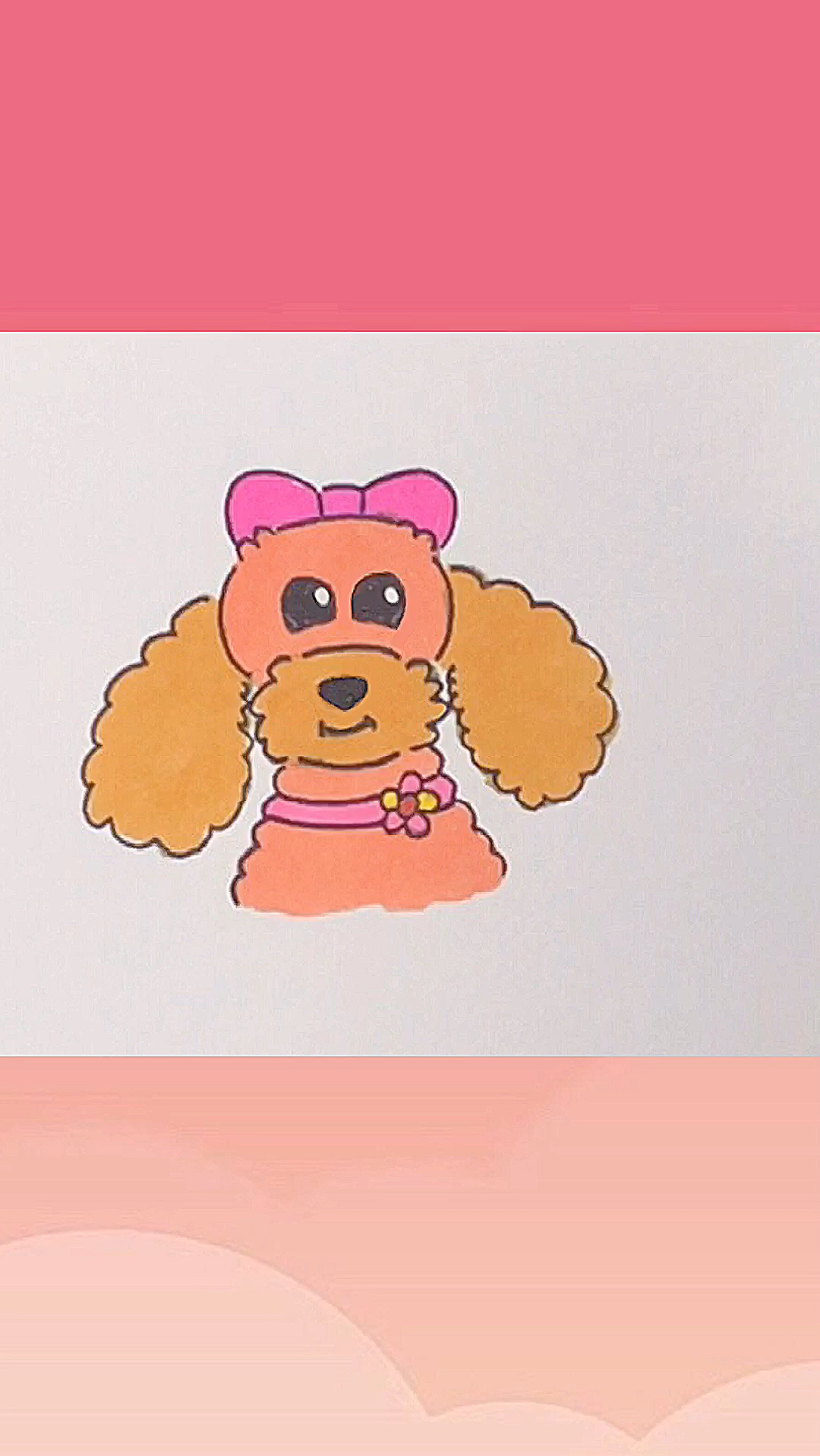 简笔画小泰迪,很简单哦