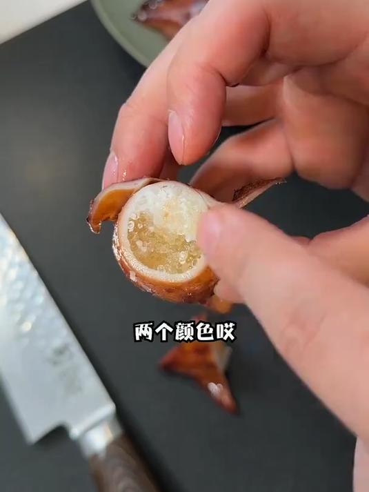 自带大米饭的鱿鱼,太解腻了 #鱿鱼#