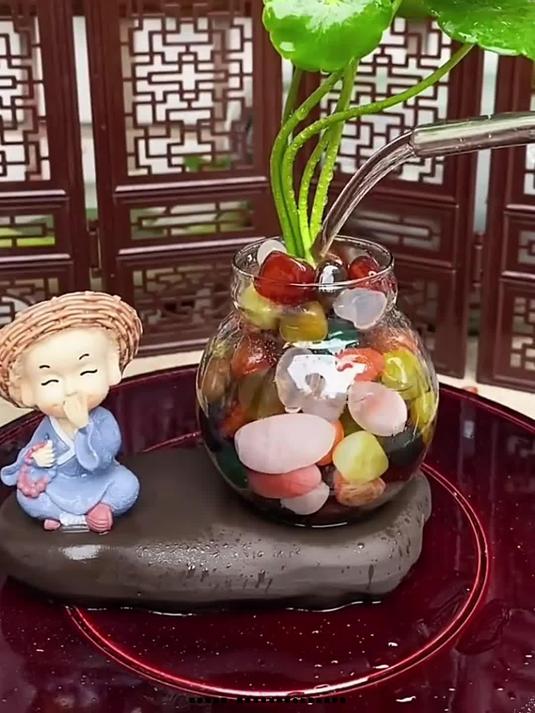 五彩雨花石:固定花草与装饰鱼缸的绝佳好物