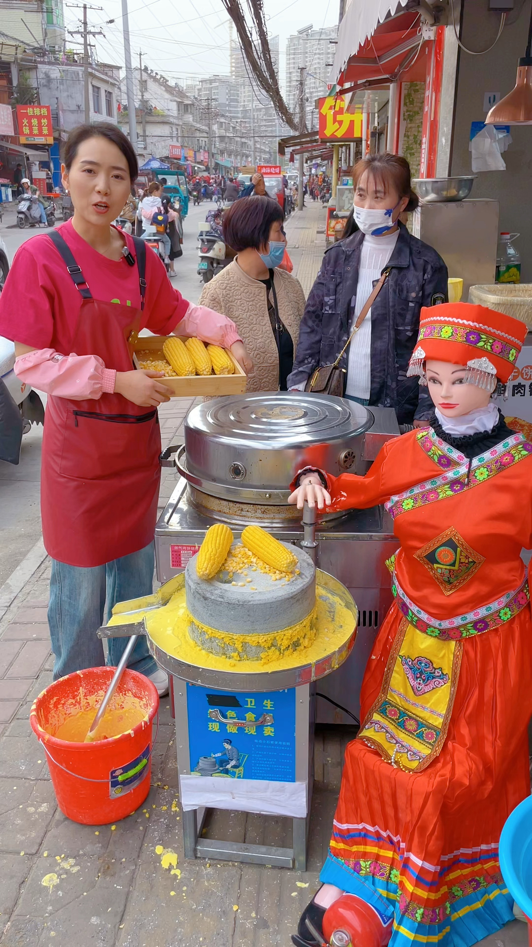 这个石磨玉米饼做法简单,今天把需要用的工具分享一下