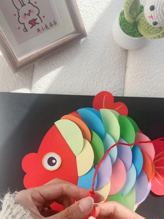 自制手工立体鱼挂件