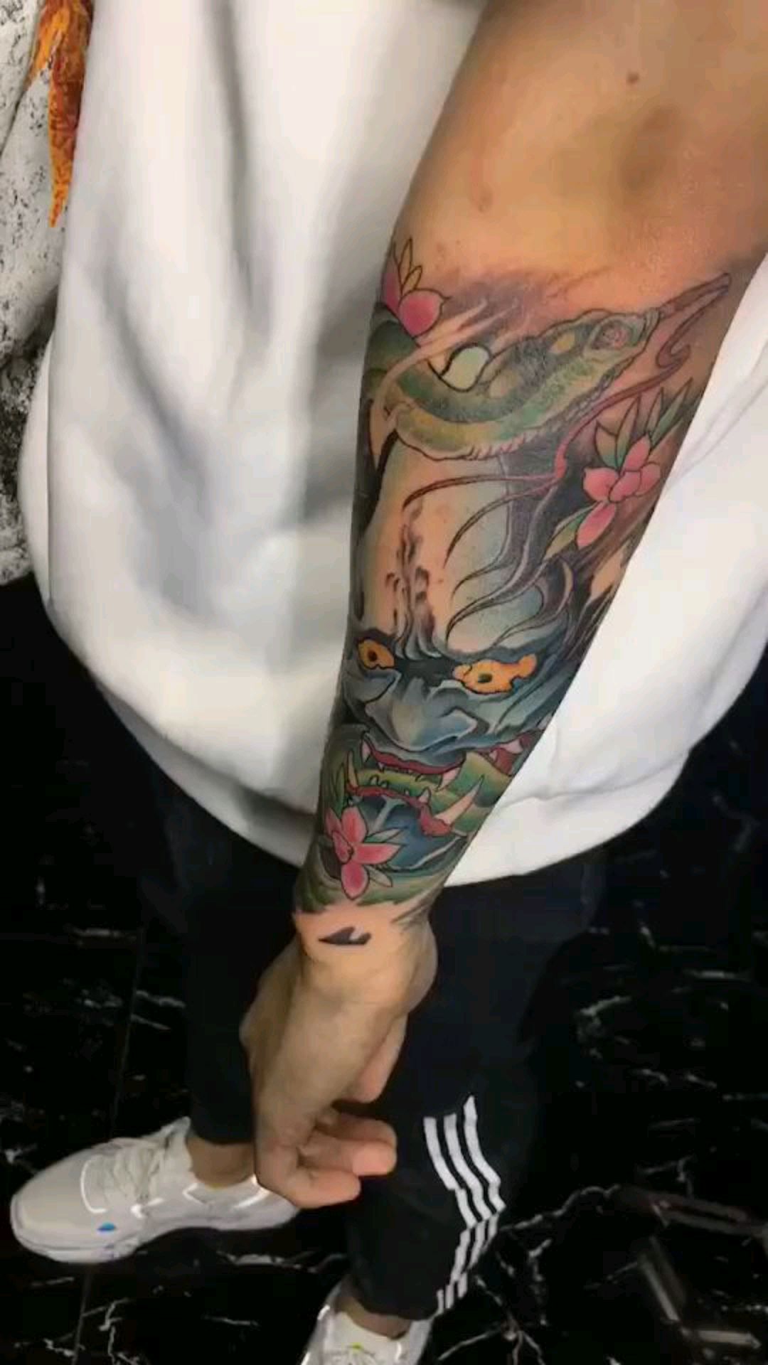 包小臂完成