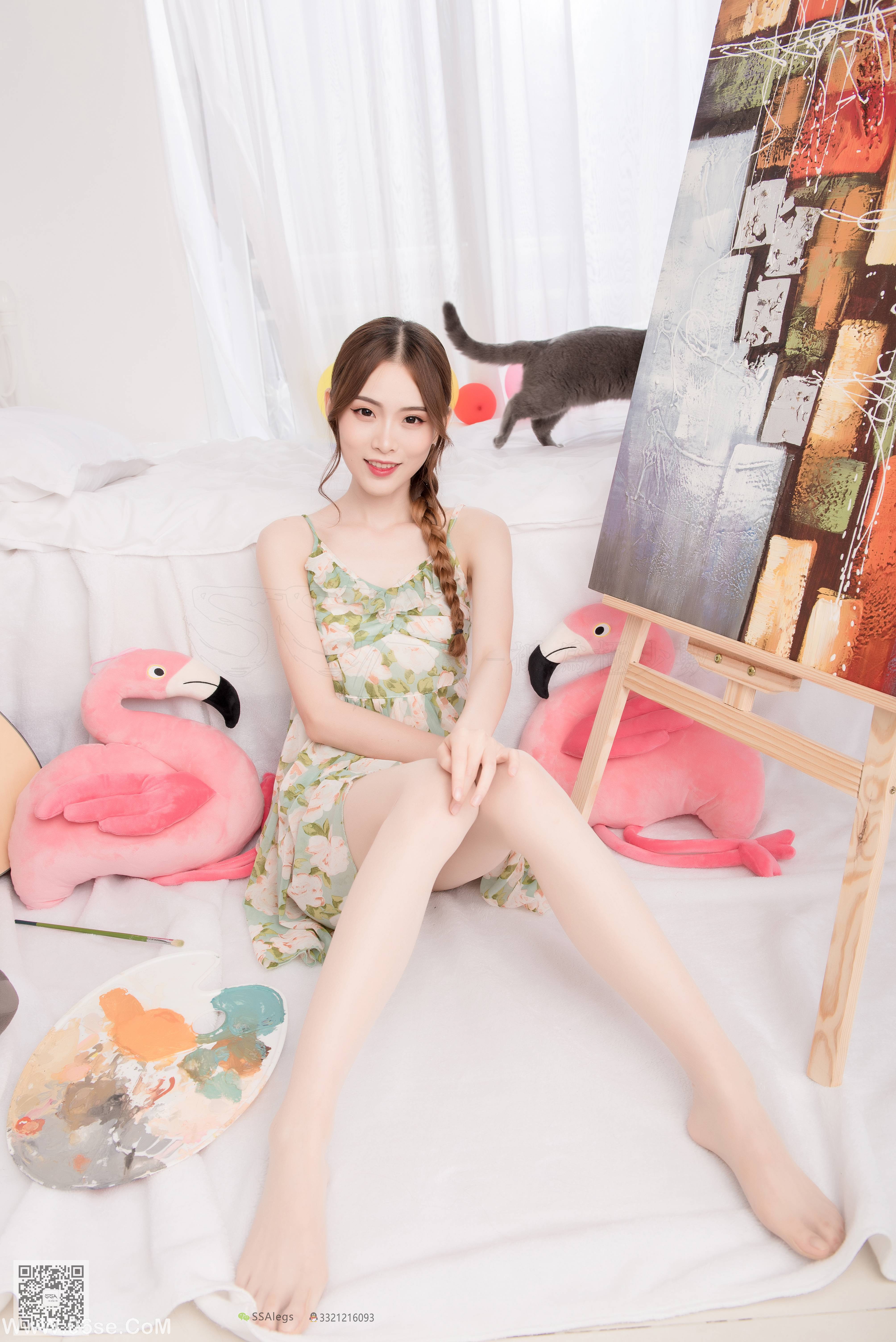 图片[57]-[SSA丝社] NO.022 琪琪 化身灵魂画师肉丝美足特写[99P971M]-六色网