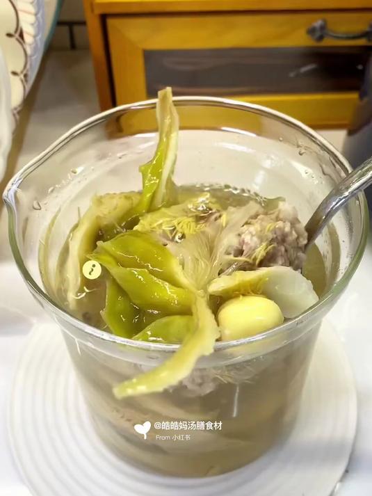 今天喝汤|霸王花玉竹炖瘦肉|润肺祛燥降火