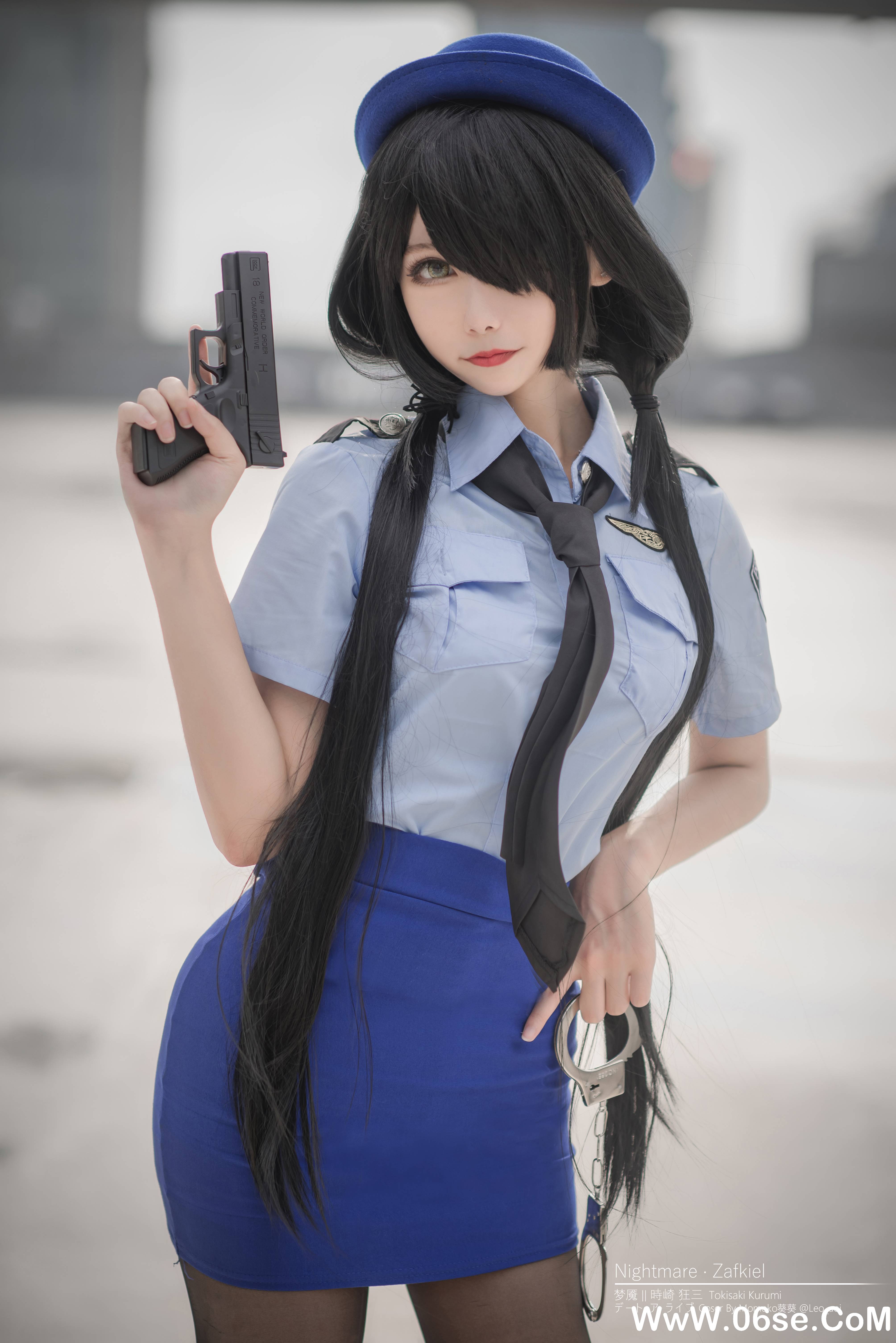 Momoko葵葵 NO.032 — 狂三 女警[20P156M]-六色网