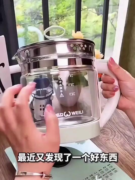 多功能加厚玻璃养生壶：泡花茶煮茶壶实用，户外烧水便捷超省心
