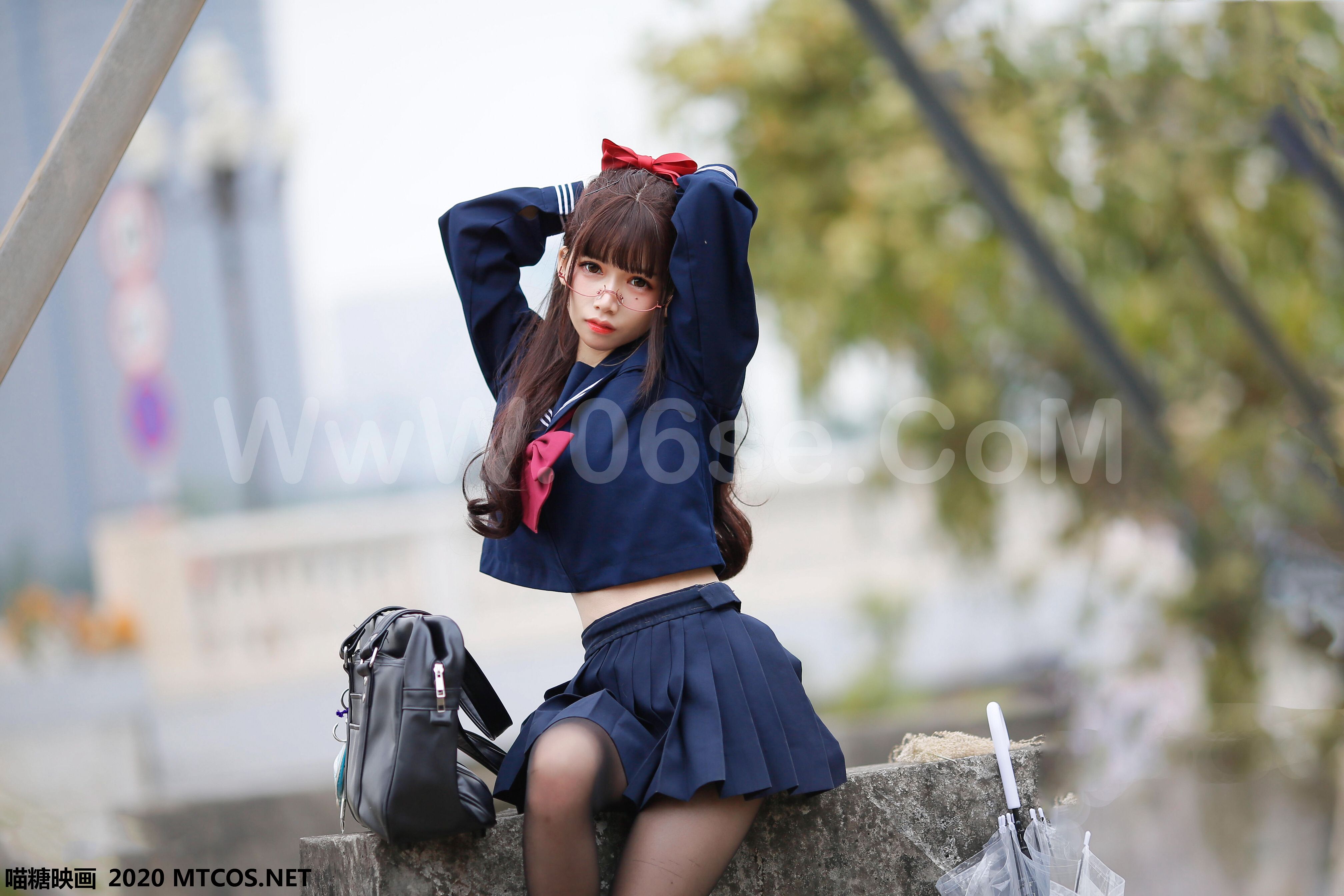 图片[12]-[MTCos] 喵糖映画 Vol.098 渡边爻爻爻子 JK制服少女-六色网