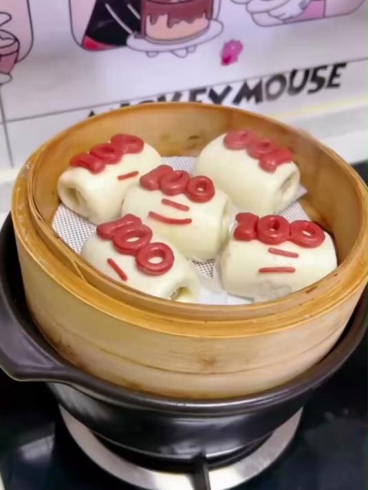 早餐吃什么！考试季必做馒头，100分造型，好吃又讨彩#过年回家倒计时##馒头#