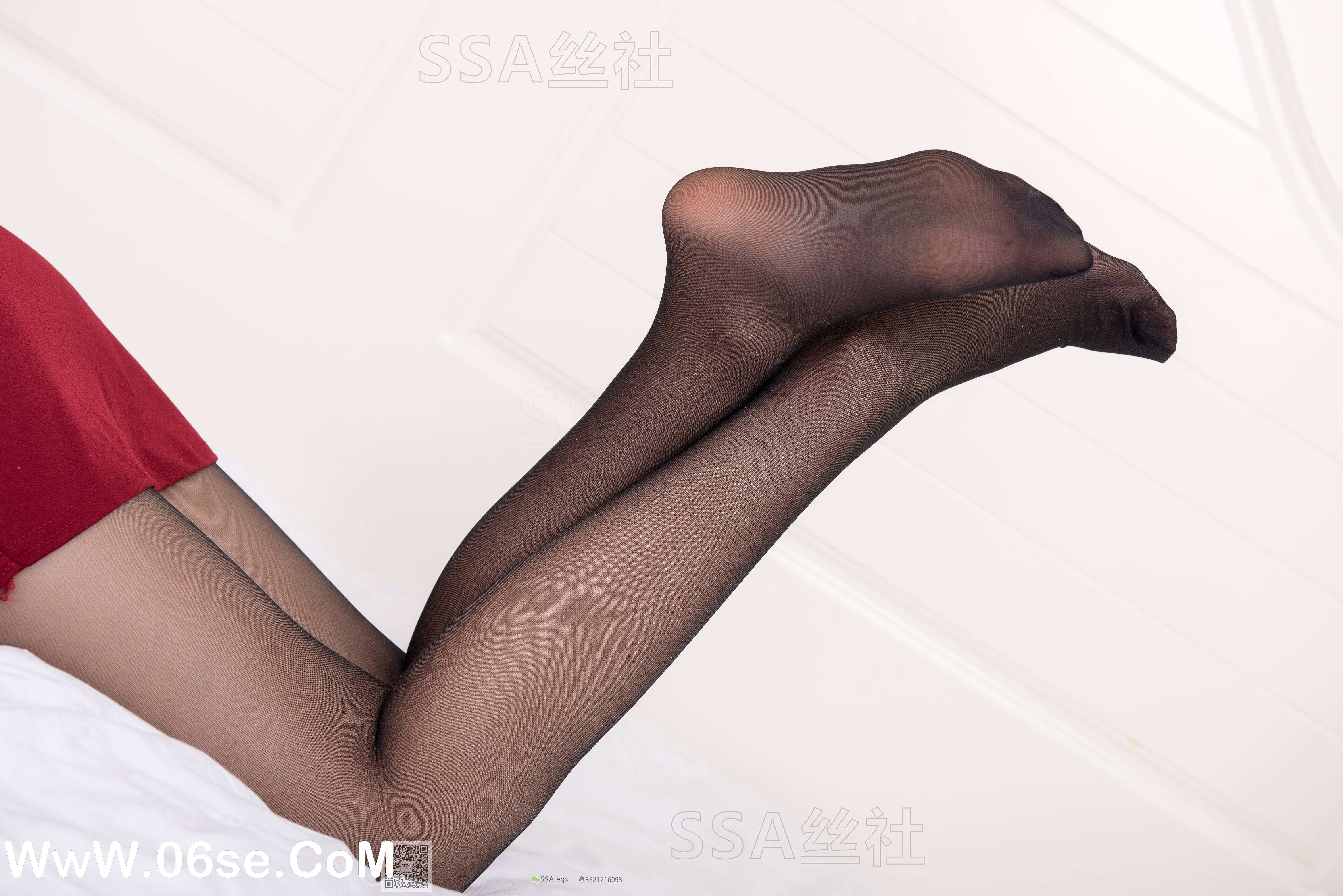 图片[24]-[SSA丝社] NO.064 西西 酒红性感超短裙黑丝[128P1.36G]-六色网