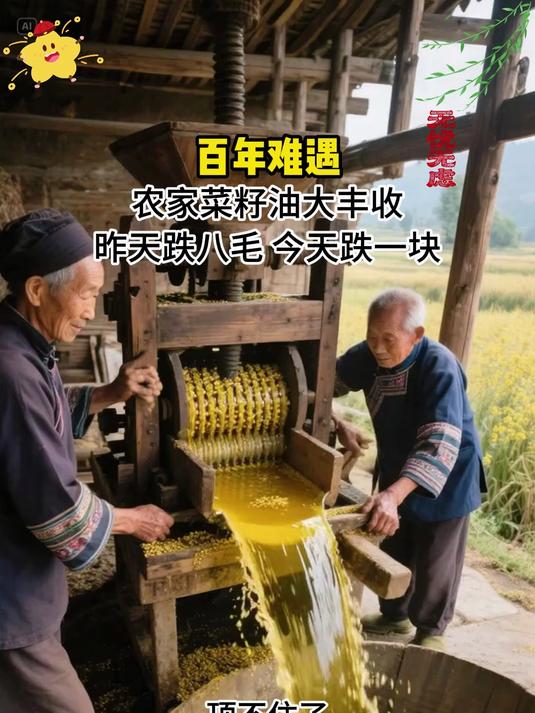 真正的纯菜籽油吃过一次就忘不了它的味道