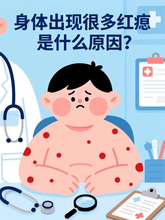 身体出现很多红痣是什么原因 #健康扬帆季#