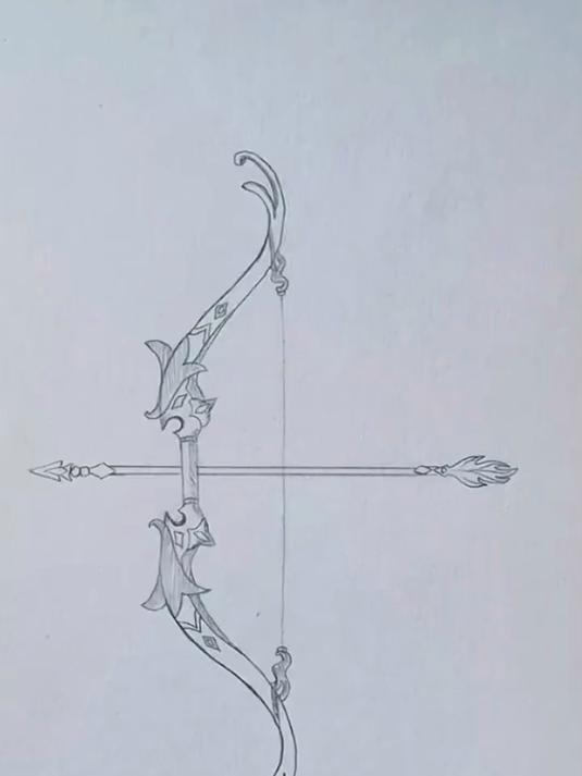 武器弓箭的画法