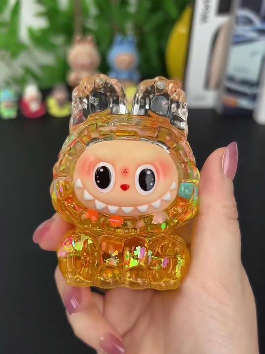 这么精致可爱的流沙拉布布摆件,谁收到不迷糊啊!