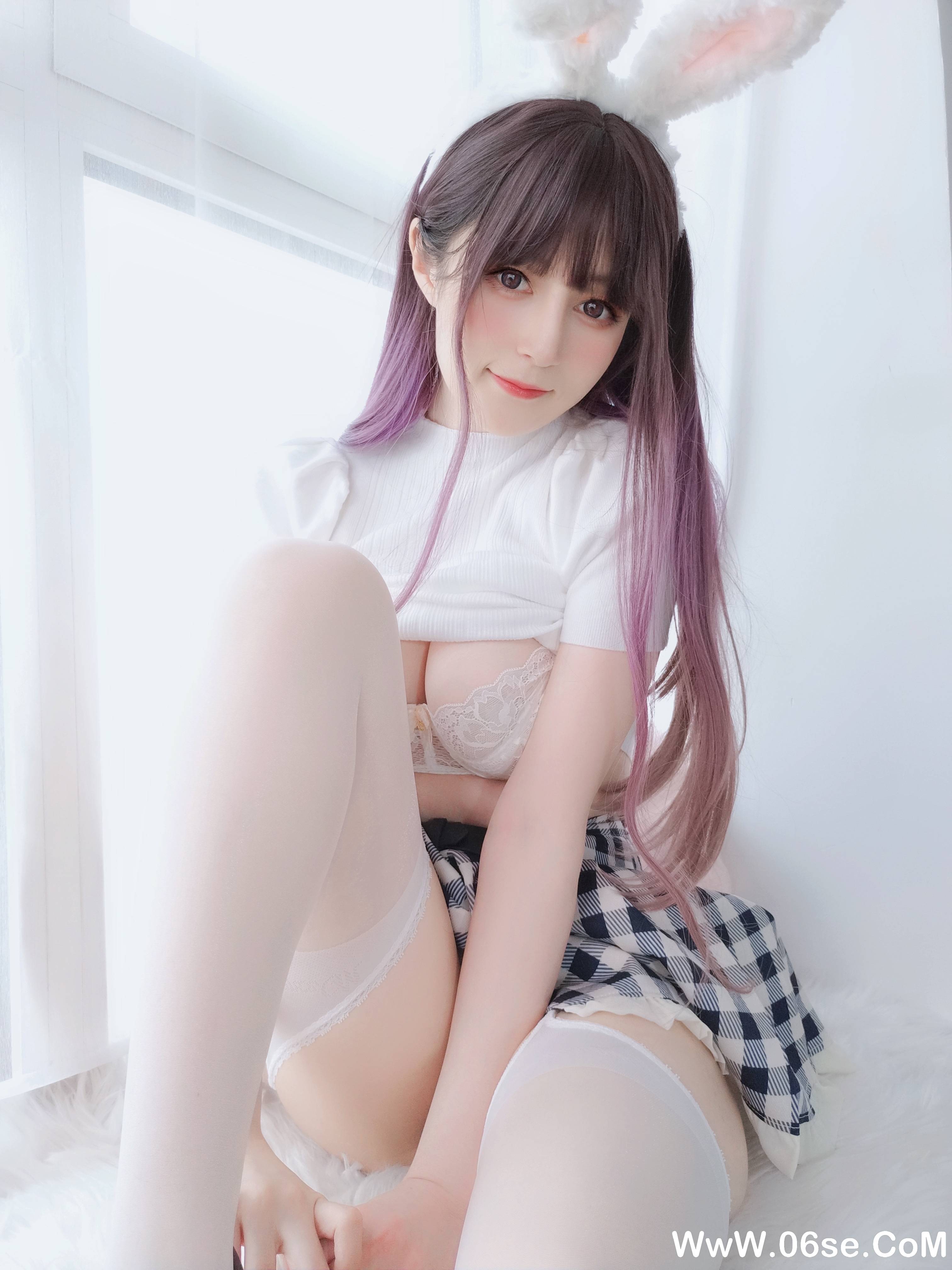 图片[117]-Coser小姐姐白银 NO.152 — 白丝兔女郎[168P+7V1.19G]-六色网