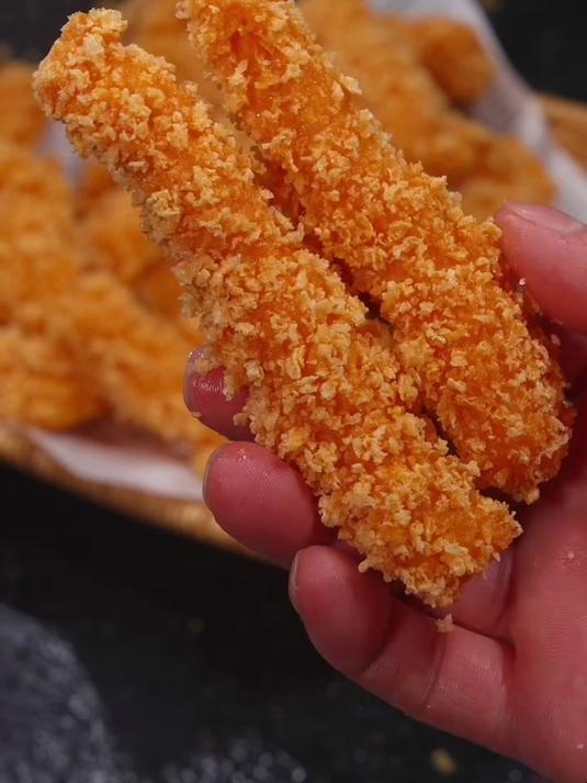 酥脆可口的美味炸鸡柳