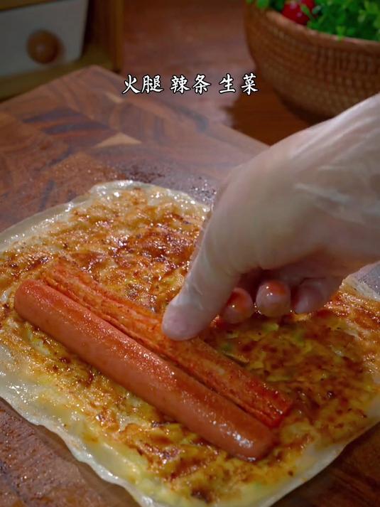 鸡蛋灌饼饼胚，小包装设计，干净卫生？