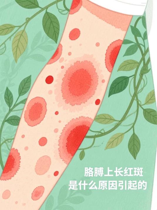 胳膊上长红斑是什么原因引起的 #健康扬帆季#