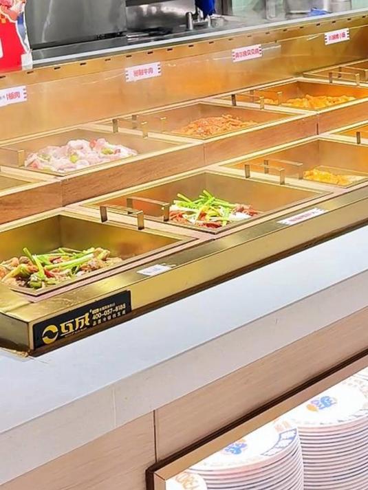烤肉店老板注意啦!姜胖胖韩式自助烤肉同款展示柜!