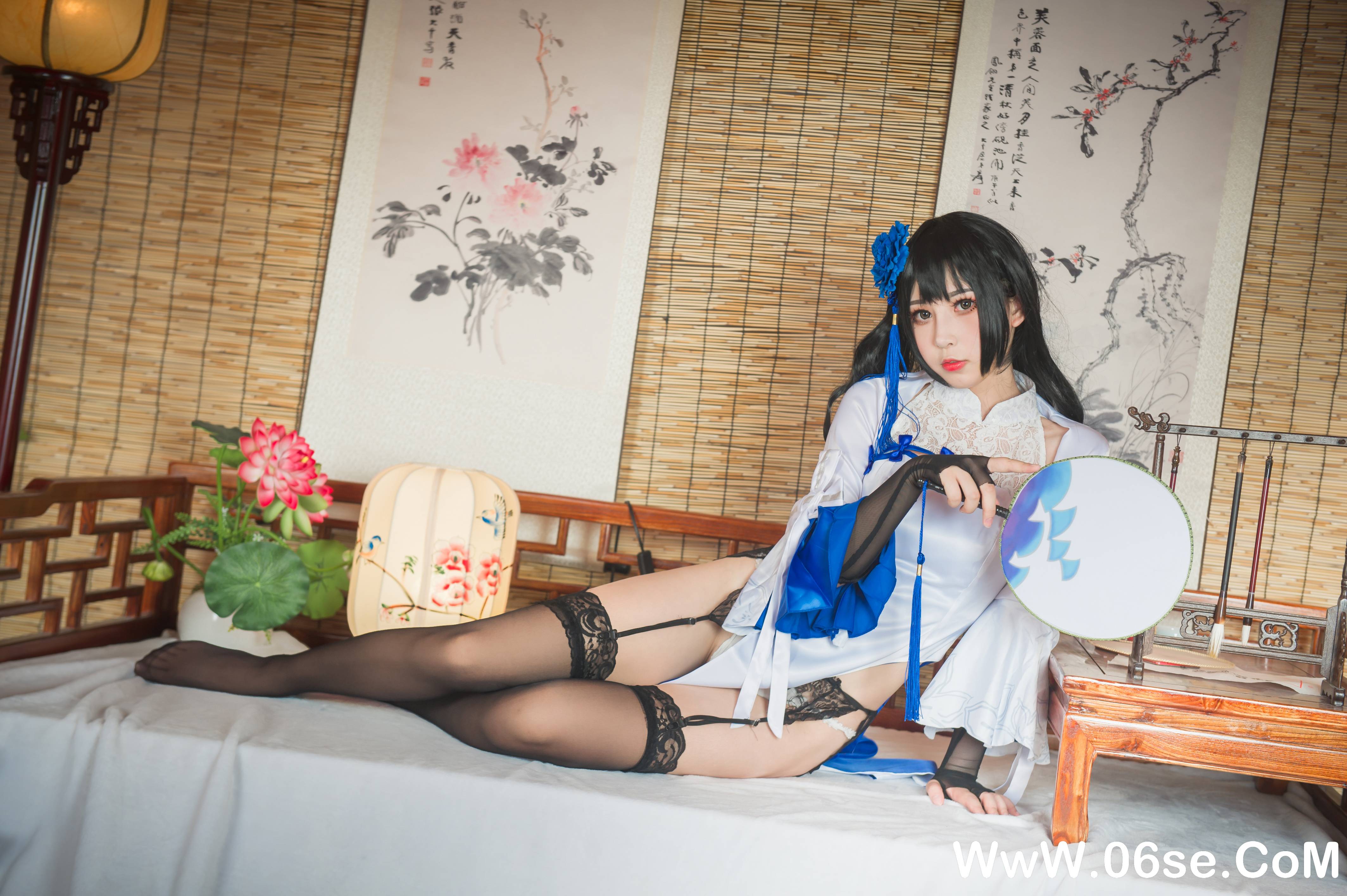 图片[7]-黑米粥 NO.003 –  95式玉玲珑旗袍 [23P122M]-六色网
