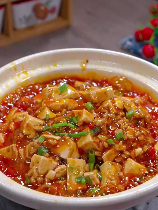 麻婆豆腐你就像我这样做,麻辣鲜香